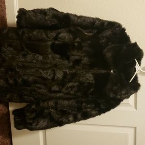 Faux fur jacket